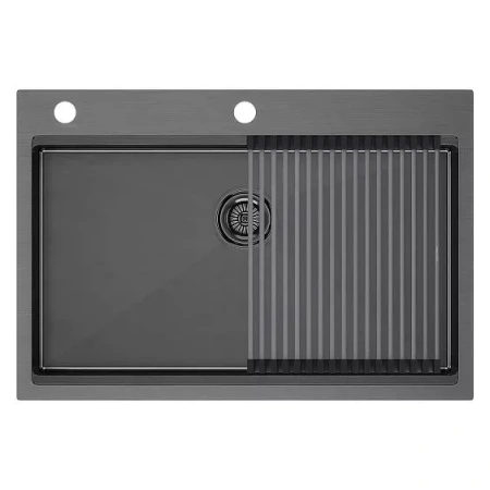 Кухонная мойка PAULMARK KRONER-PRO PM707551-GM