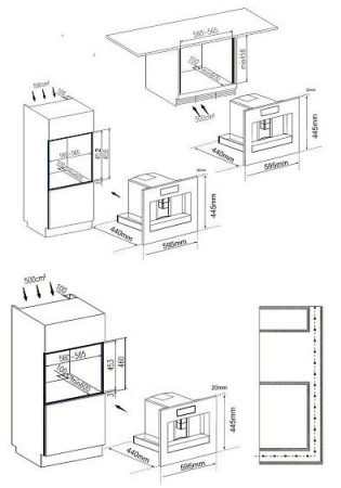 Кофемашина MEFERI MCM6010BK COMFORT PLUS