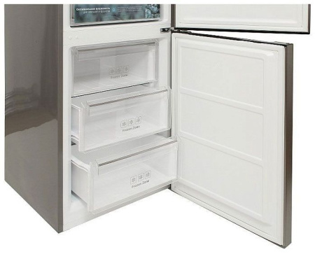 Холодильник LERAN CBF 220 нержавеющая сталь