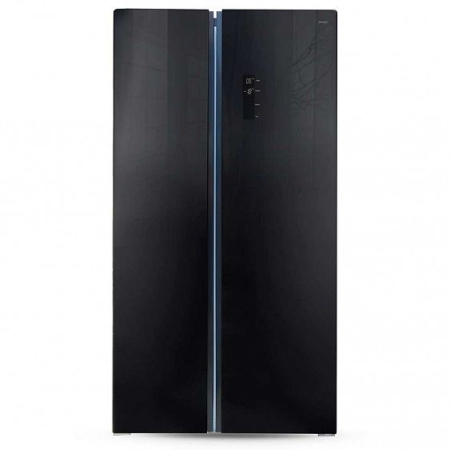 Холодильник GINZZU NFK-605 Black glass