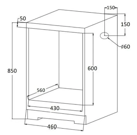 Духовой шкаф MEFERI MEO456IX LIGHT