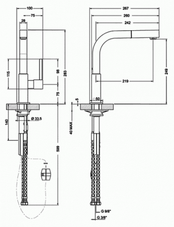 Смеситель SMEG mdq5-cr