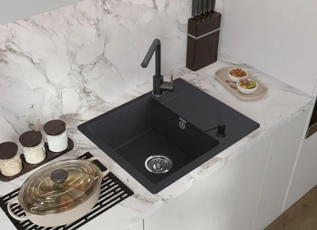 Кухонная мойка GRANFEST URBAN 258L черный