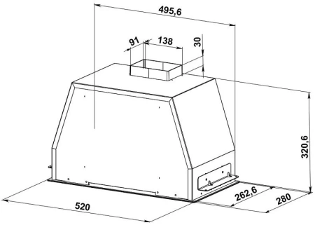 Вытяжка KANZLER D 549 W