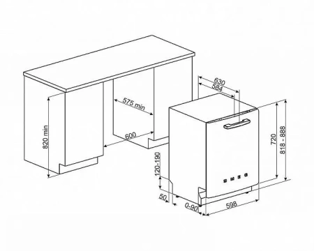Посудомоечная машина SMEG STFABRD3