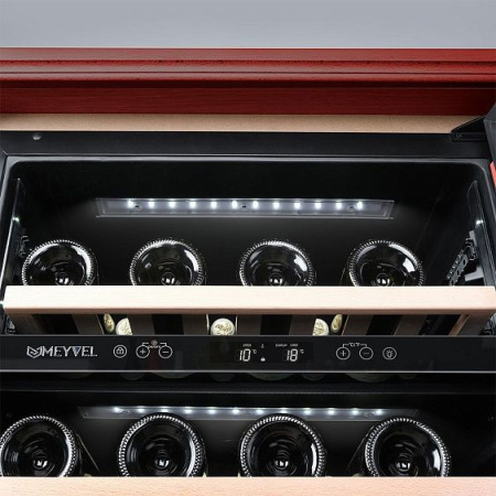Винный шкаф MEYVEL MV46PRO-KBT2 (Спелая вишня)