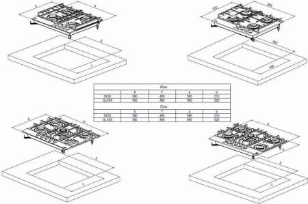 Варочная поверхность DELONGHI GRETA 6GW NB