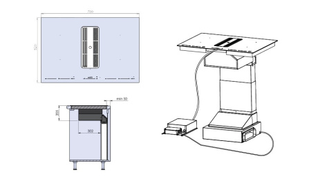 Вытяжка SIRIUS S-DDH3 EM