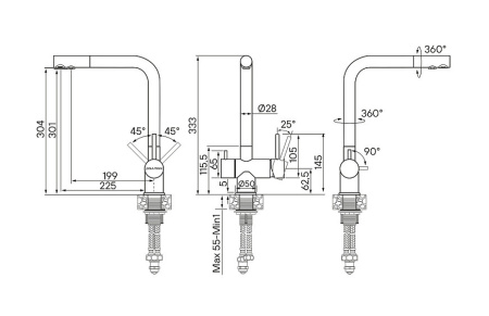 Смеситель PAULMARK Skalen Sk213020-SS