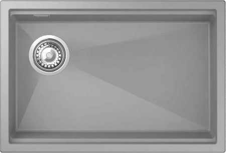 Кухонная мойка RIVELATO LINO 654-L grigio metallizz