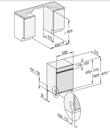 Посудомоечная машина MIELE G 7600 SCI EDST/CLST