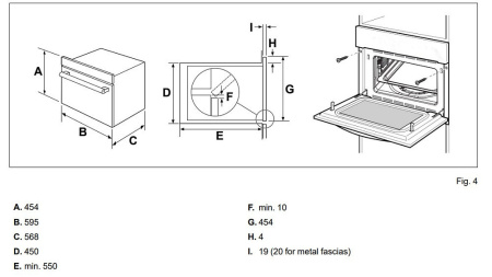 Духовой шкаф BERTAZZONI FMOD4053MLB1