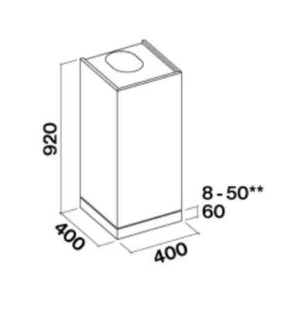 Вытяжка FALMEC MIRA 40 CMFN40.E0P2#ZZZI491F