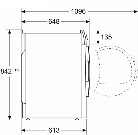 Сушильная машина BOSCH WQG14500BY