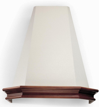 Вытяжка FALMEC PENTA GOFRA WHITE h=88 WALNUT 60 (пристенная,белая гофра+оре