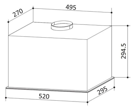 Вытяжка EXITEQ EX-1436 white