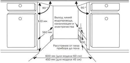 Посудомоечная машина MIDEA MID60S485I