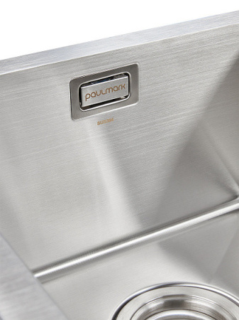 Кухонная мойка PAULMARK Union PM537851-BSR