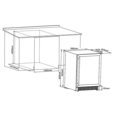 Винный шкаф CELLAR PRIVATE CP043-2TW