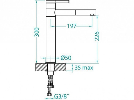 Смеситель ALVEUS Zina CHR G05M Twilight 1129061