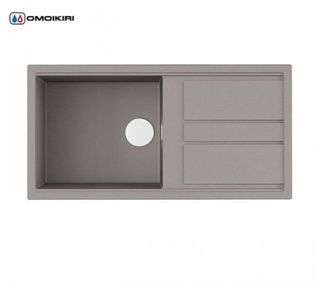 Кухонная мойка OMOIKIRI Kitagawa 100-GR 4993788 Leningrad grey