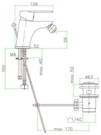 Смеситель FIORE KEVON-CHIC 81YX8130 yellow/chrome