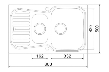 Кухонная мойка OULIN OL-359S