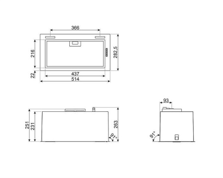 Вытяжка SMEG KSG52HPE