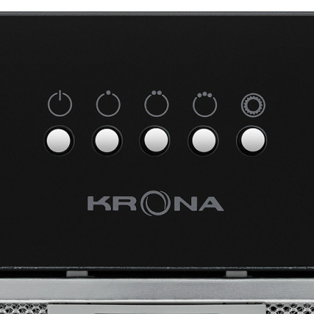 Вытяжка KRONA LUISA 600 GLASS BLACK PB