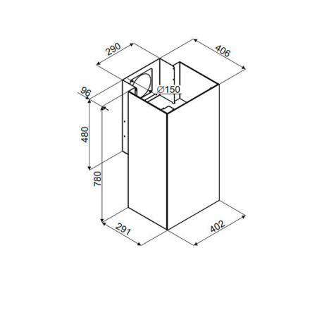 Вытяжка MAUNFELD Bath 402 чёрный