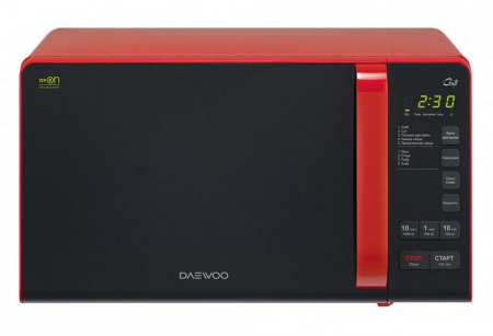 Микроволновая печь DAEWOO KQG-663R красный/черный