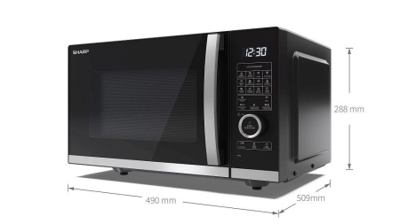 Микроволновая печь SHARP YC-QC254AE-B