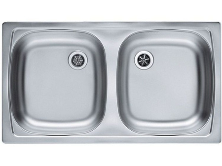 Кухонная мойка ALVEUS BASIC 160 LEI-90 1049434 (в комплекте с сифоном 1082237)