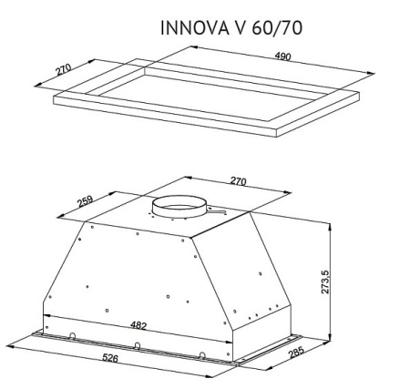 Вытяжка KUPPERSBERG INNOVA V 60 White