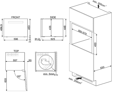 Духовой шкаф BOSCH hmg656rb1