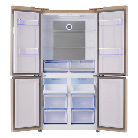 Холодильник TESLER RCD-545I beige glass