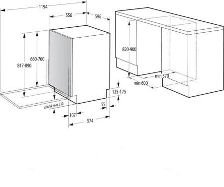 Посудомоечная машина GORENJE GV661C60