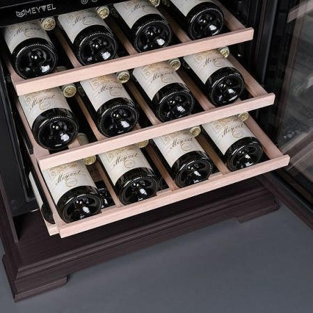 Винный шкаф MEYVEL MV46PRO-KBT2 (Тёмный шоколад)