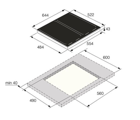Поверхность ASKO hi1655 m