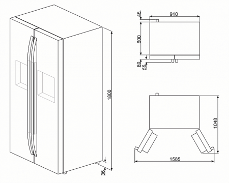 Холодильник JACKY'S JL FV1860