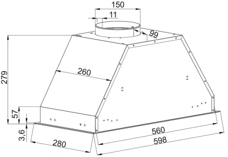 Вытяжка EXITEQ EX-7016 white
