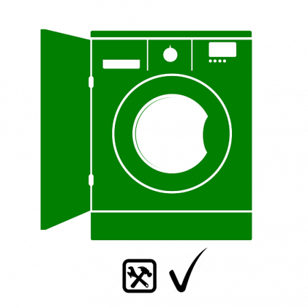 Установка вст. стиральных и сушильных машин на готовые коммуникации