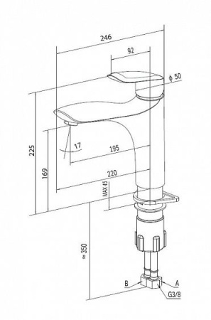 Смеситель AM.PM Orange F5400000