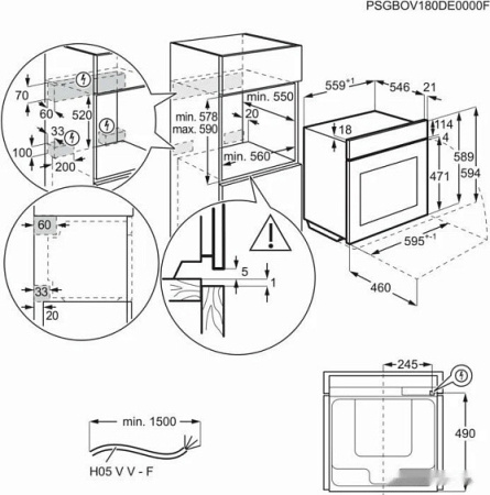 Духовой шкаф ELECTROLUX EOB9S31WX