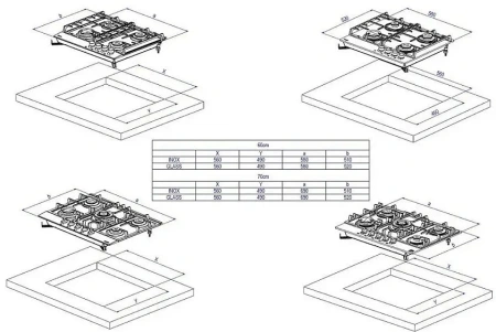 Варочная поверхность DELONGHI GATTA 6GW NB