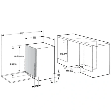 Посудомоечная машина GORENJE GV693A65AD