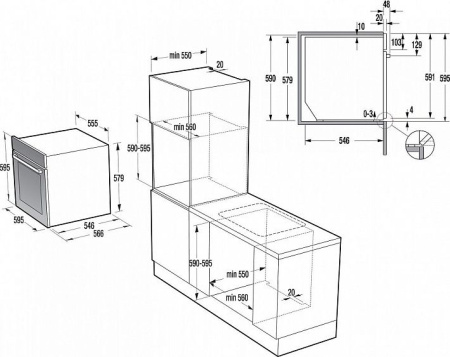 Духовой шкаф GORENJE BCS 798S24X