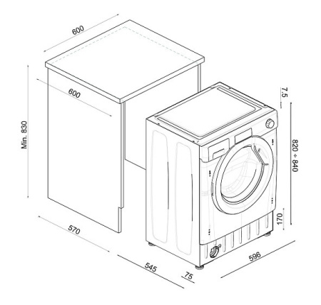 Стиральная машина HAIER HWQ90B416FWB-RU