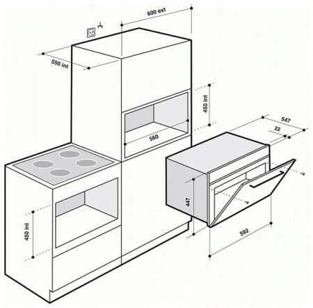 Духовой шкаф DE DIETRICH dme 1145 b