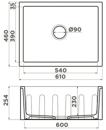 Кухонная мойка OMOIKIRI Mikura 61-SB (4997071)